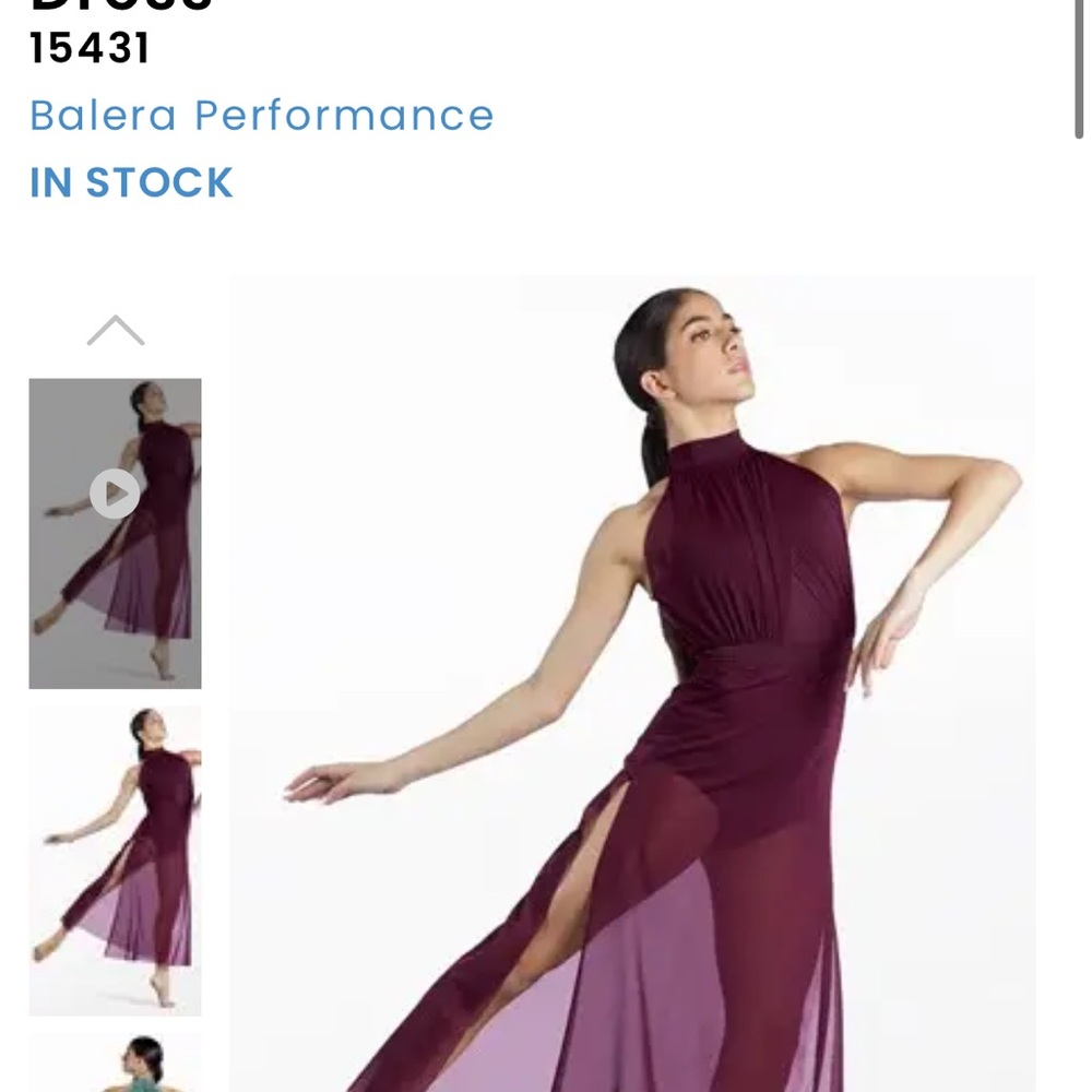Balera Asymmetrical Dress in Deep Purple